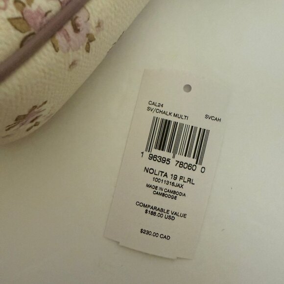 coach Nolita 19 With Floral Print cal24 - Picture 6 of 6
